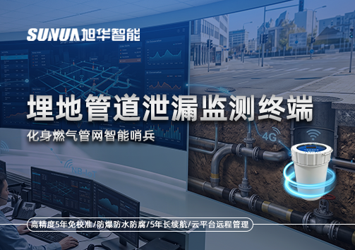 阀井、地下管网全覆盖：埋地管道泄漏监测终端化身燃气管网智能哨兵